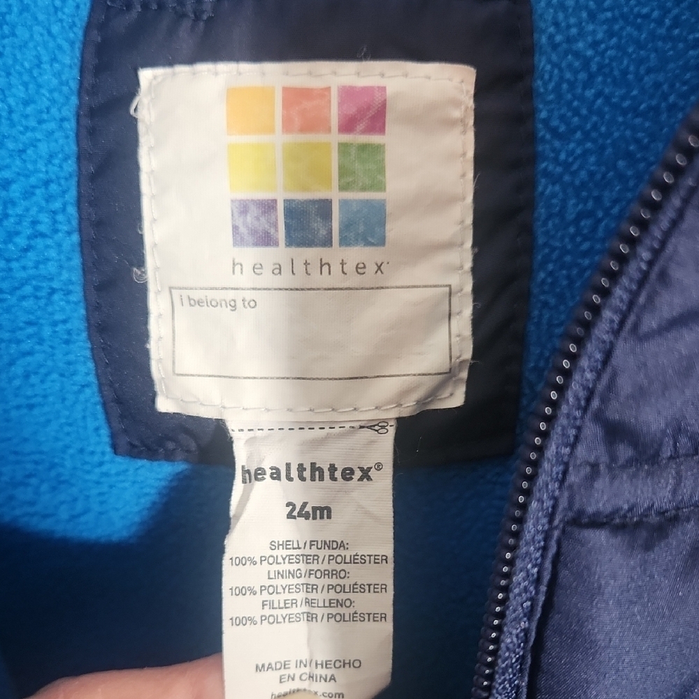 Healthtex Navy Blue Kids Jacket Coat 24 month - Picture 5 of 8